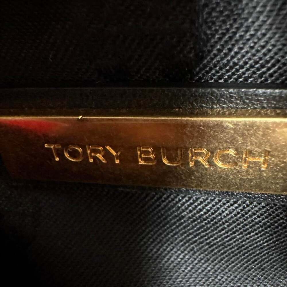 Tory Burch Fleming Quilted Black Leather Shoulder Bag - Picture 8 of 8